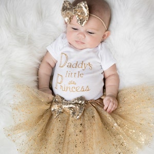 Daddy's princess cheap newborn outfit