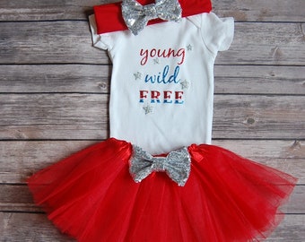 4th of july, baby bodysuit, baby girl clothing, skirt, tutu, baby outfit