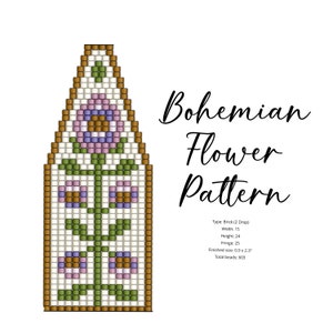 Bohemian Flower Beading Pattern