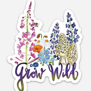 Grow Wild Vinyl Decal