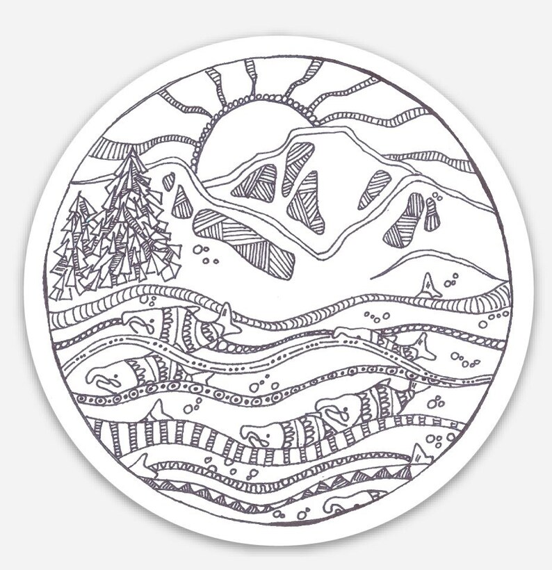 Great Outdoors Vinyl Decal Etsy