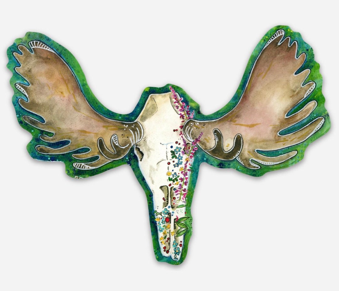 Floral Moose Rack - Etsy