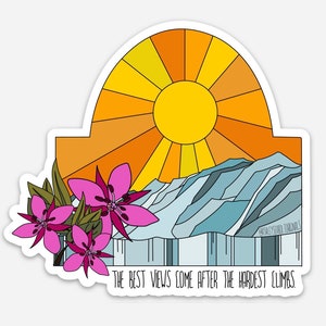 Mountain Climb Vinyl Decal