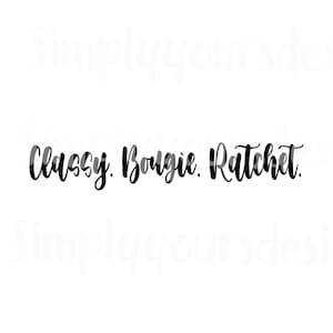 Classy Bougie Ratchet SVG