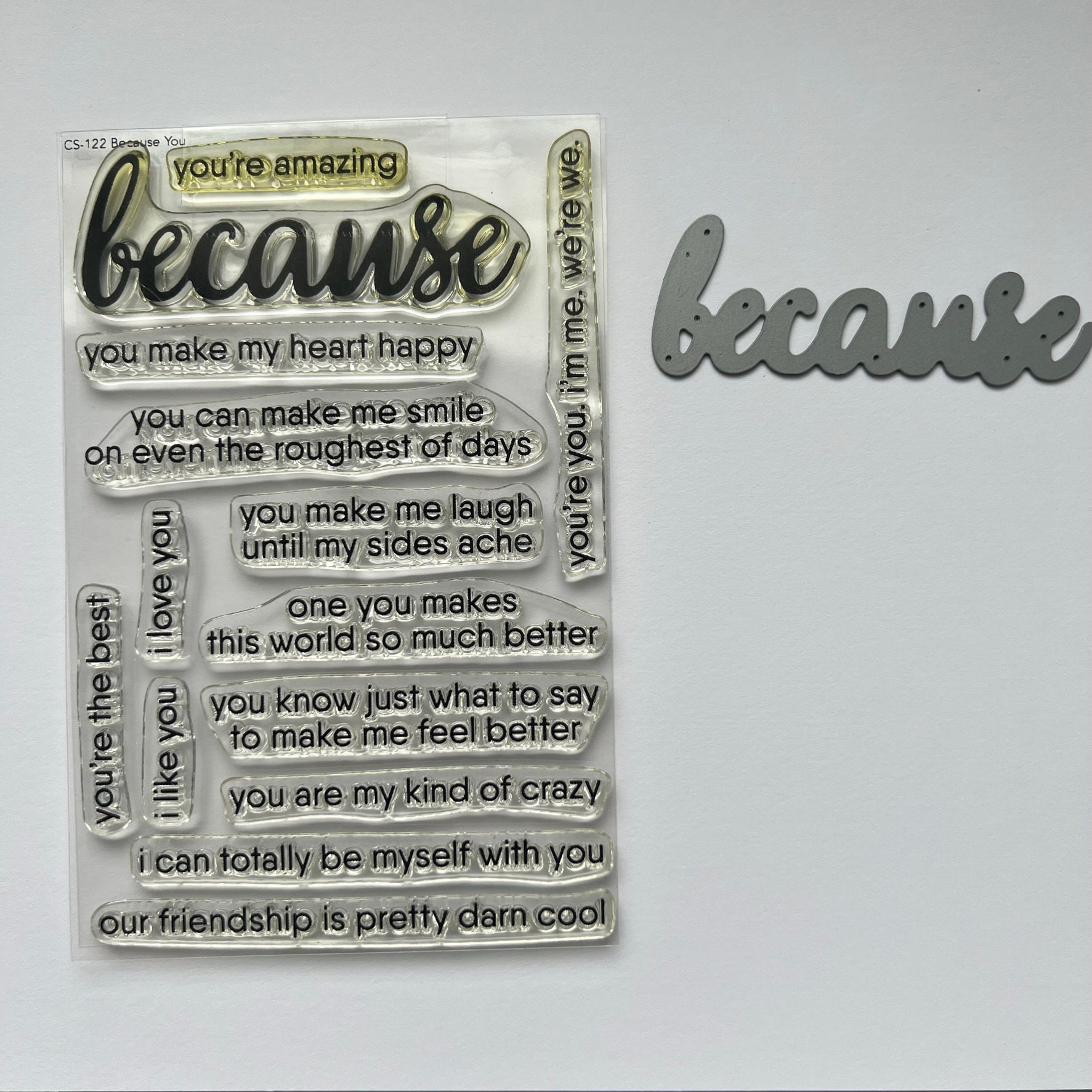 My Favorite Things MFT because You Stamps and Coordinating - Etsy Canada