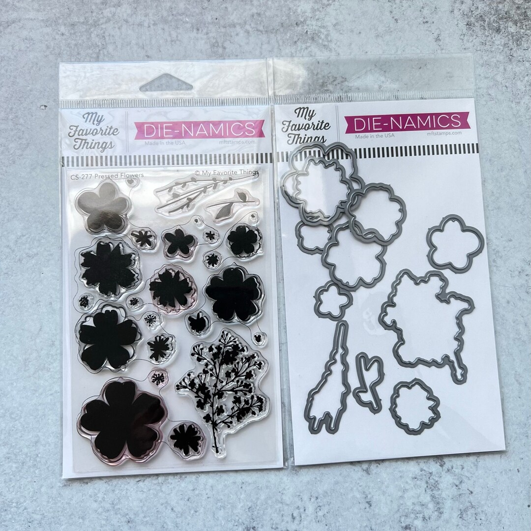 My Favorite Things MFT Pressed Flowers Stamps and Dies - Etsy