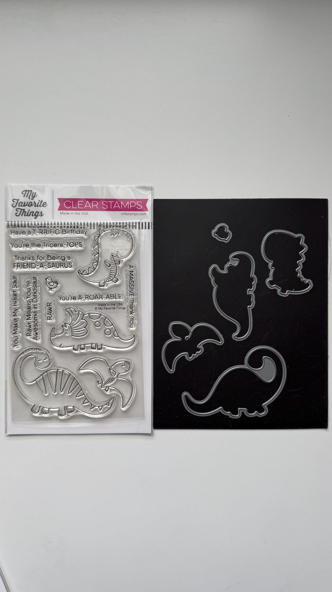 My Favorite Things (MFT) - A-roar-able Friends Stamps and Dies - Etsy