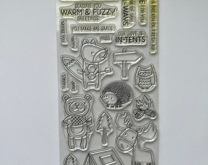 My Favorite Things (MFT) - Warm and Fuzzy Friends Stamps Only - Etsy