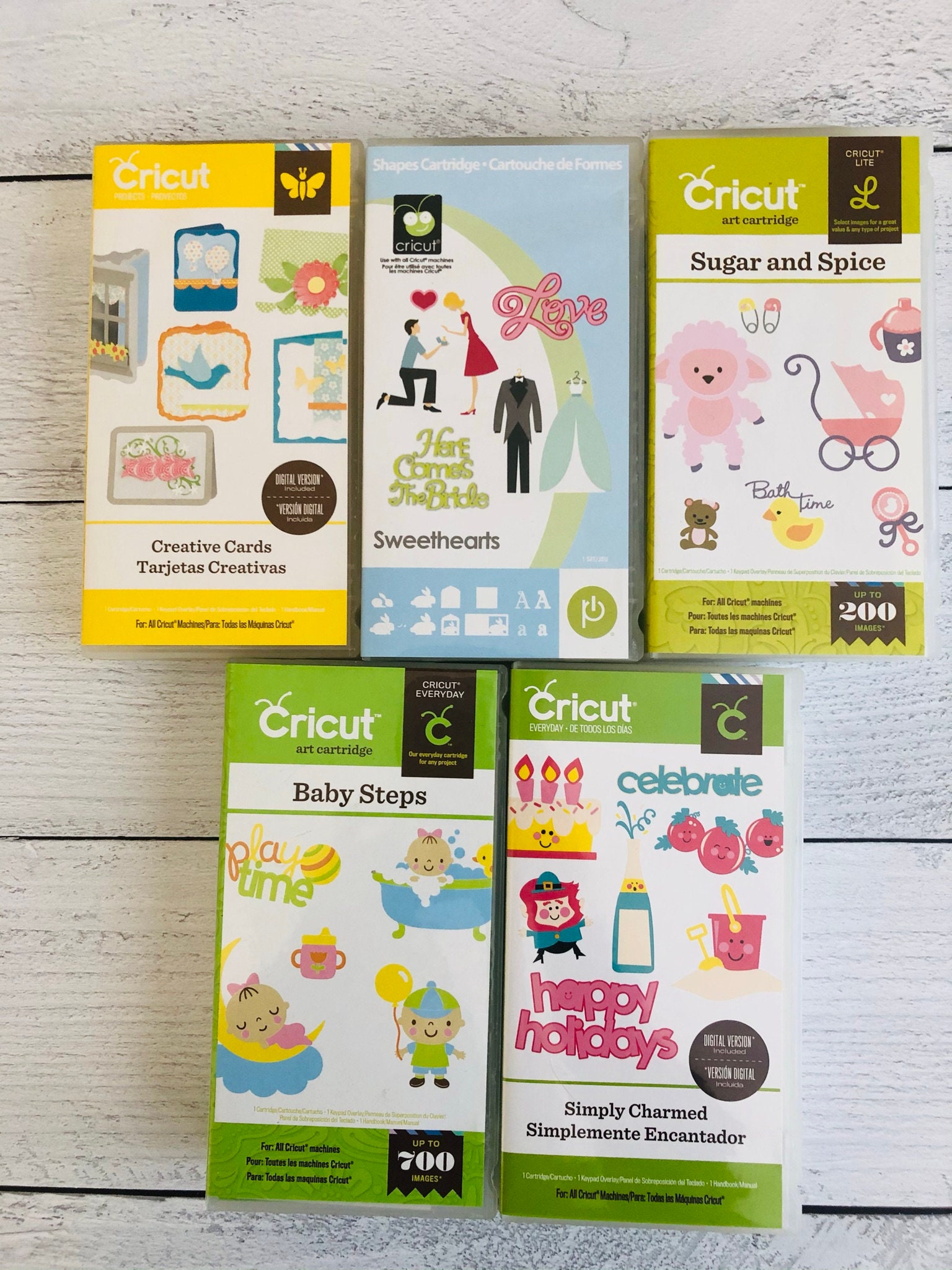 Cricut Accent Essentials Complete - Cartridge, Book, Overlay & Box