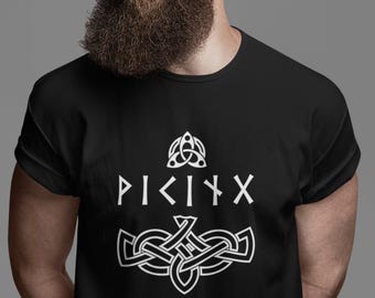 Name In Runes Shirt, Elder Futhark Alphabet, Nordic Runes, Custom Viking Shirt, Personalized Shirt, Norse Mythology, Valknut Viking Gifts
