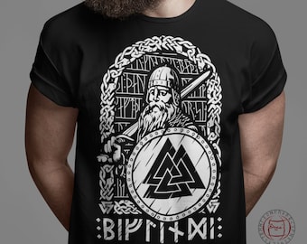 Wikinger Shirt, Odin, Valknut, skandinavische Mythologie, Nordische Symbole, Nordische Pagan,