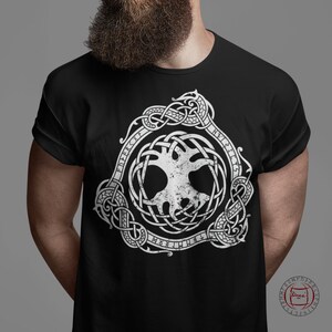 Yggdrasil Shirt, Vintage, Tree Of Life, Viking, Old Norse Mythology, Nordic Symbols, Elder Futhark, Scandinavian Runes
