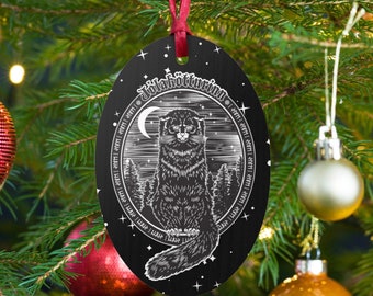 Yule Cat Wood Ornament, Jolakotturinn Wooden Ornament, Icelandic Christmas Ornament, Gledileg Jol Ornament, Scandinavian Christmas Gift