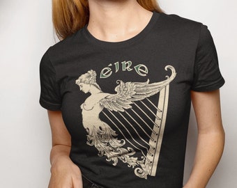Eire Ireland Shirt, Irish Harp, St Patrick Day, Gaelic, Celtic,  Irish Gift