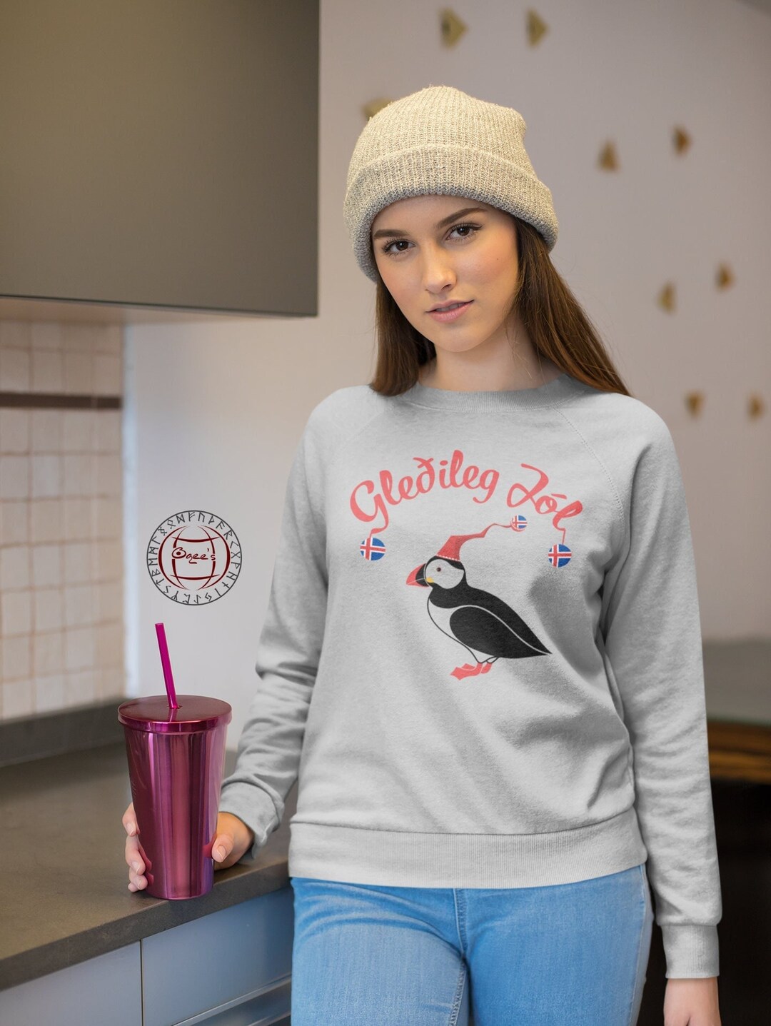 パフィン　アイスランド　羊毛100% セーター パフィン アイスランド 羊毛100% セーター Puffin sweater - Etsy 日本