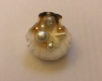 Pearl and Starfish Pendant