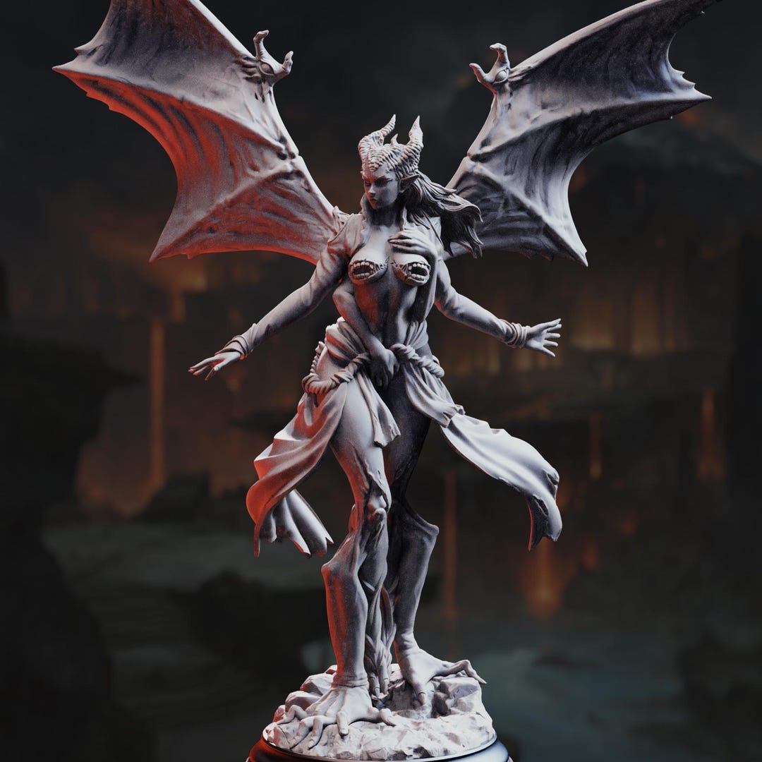Succubus Demon Miniature Infernal Warlock Fiend Demon Queen Boss Succubus Demon Miniature Infernal Warlock Fiend Demon Queen Boss