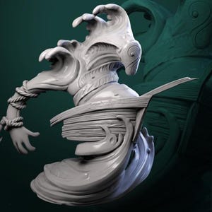 Water Elemental | Element Monster | Sea Golem | Dnd Mini | Miniatures