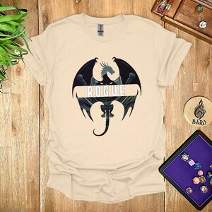 Rogue Dragon Silhouette TShirt - Dnd Shirt - Dungeons and Dragons Tee - DnD Rogue T-Shirt - Rogue Shirt - Gift for DnD Player