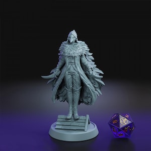 Dnd Kenku Rogue Mini - Birdfolk Scout - Crowfolk Assassin - Kenku Miniature - Dnd Mini - Dungeons and Dragons Mini - 32mm Wereraven