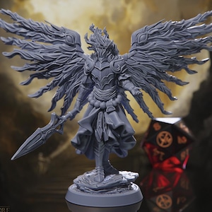 Faceless Aasimar - Celestial of the Unknown - Deceit Deva - Aasimar Wraith - Forgotten Angel - Dnd Mini