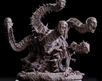 False Hydra Mini Dnd | Miniature Hydra | False Hydra Monster Mini | 75mm Mini | Dnd Giant Monster | Amnesia Beast | BBEG