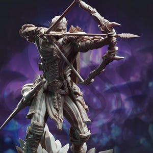 Elf Ranger // Elven Rogue // Half Elf Archer // Eladrin Hunter // Dnd Mini