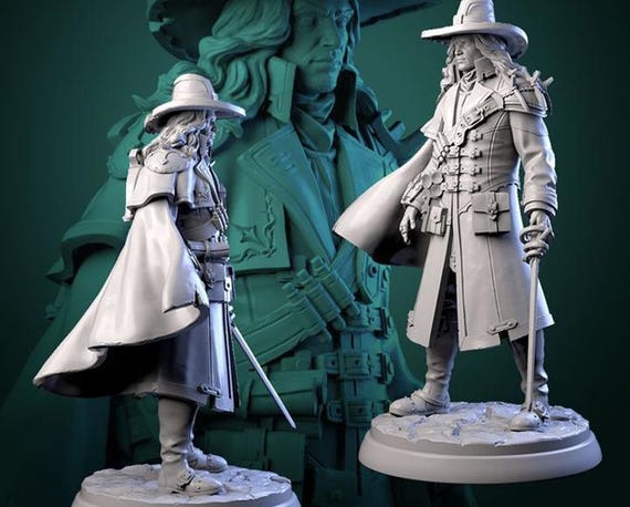 Vampire Hunter | Daywalker | Monster Slayer | Dnd Mini | Miniatures