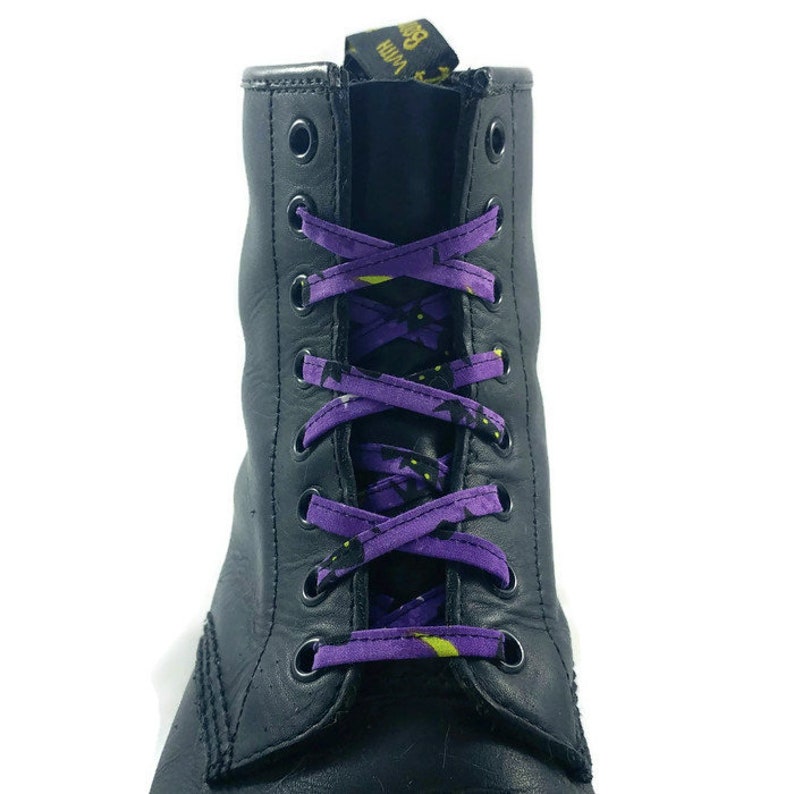 dr martens purple laces