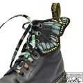 Butterfly wing shoe covers, black and multicolored. Fits Dr. Martens, Converse, and Vans. A great gift for women and children. Suitable for decoration, accessories, and roller skates. product logo