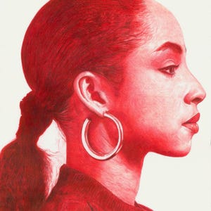 The Color of Love, Sade art print, framed art print, Sade Canvas