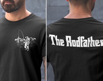 The Rodfather Shirt - Fishing T Shirt - Fisherman Shirt - Funny Fishing Shirt - Fishing Gifts - Vintage Fishing T Shirt - Father's day