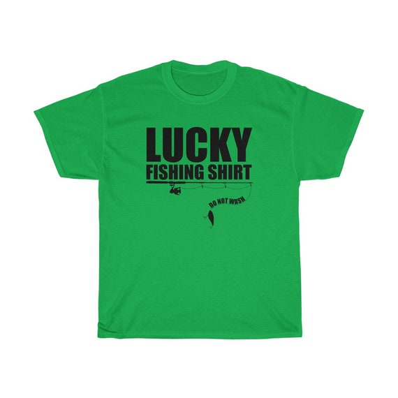 Lucky Fishing T-shirt, Funny Fishing Shirt, Fisherman Shirt, Fishing Gifts, Fishing  Shirt Women, Fly Fishing Shirt, Unique Gifts for Men 