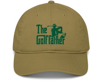 The Golf Father Organic Dad Cap - Chapeau de golfeur drôle - Casquette de golf - Citation de golf - Casquette de golf drôle - Chapeau de golf - Cadeau pour golfeur - Fête des Pères