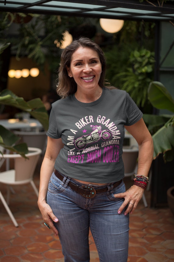 biker grandma t shirt