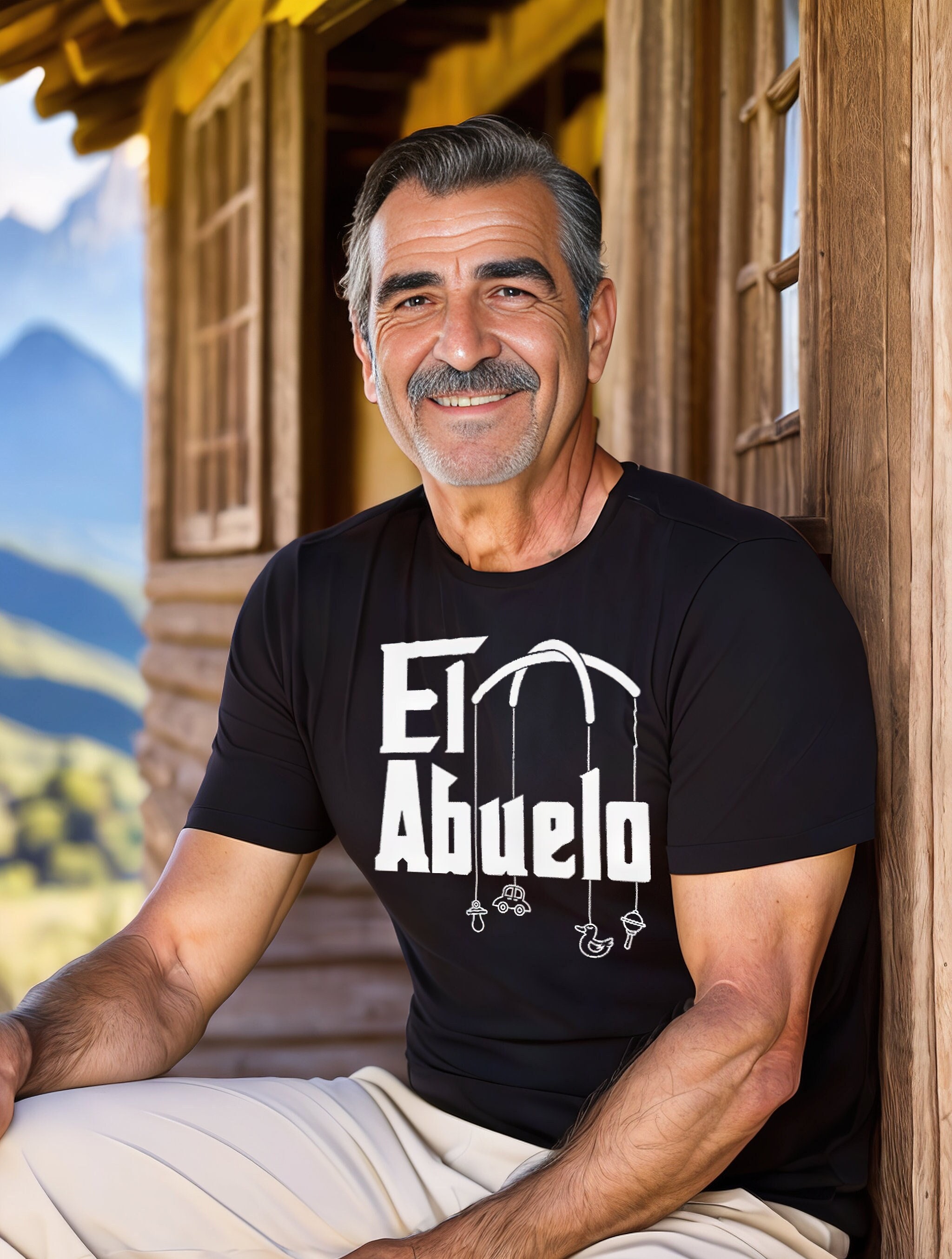 El Abuelo T-Shirt - Perfect Gift for Proud Grandfathers and First-Time Grandpas - Father's Day - Baby Annoucement - The Grandfather Shirt