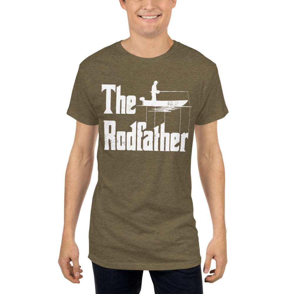 The Rodfather Long Body Shirt Fishing T Shirt Fisherman Shirt Funny Fishing  Shirt Fishing Gifts Vintage Fishing Tshirt -  Denmark