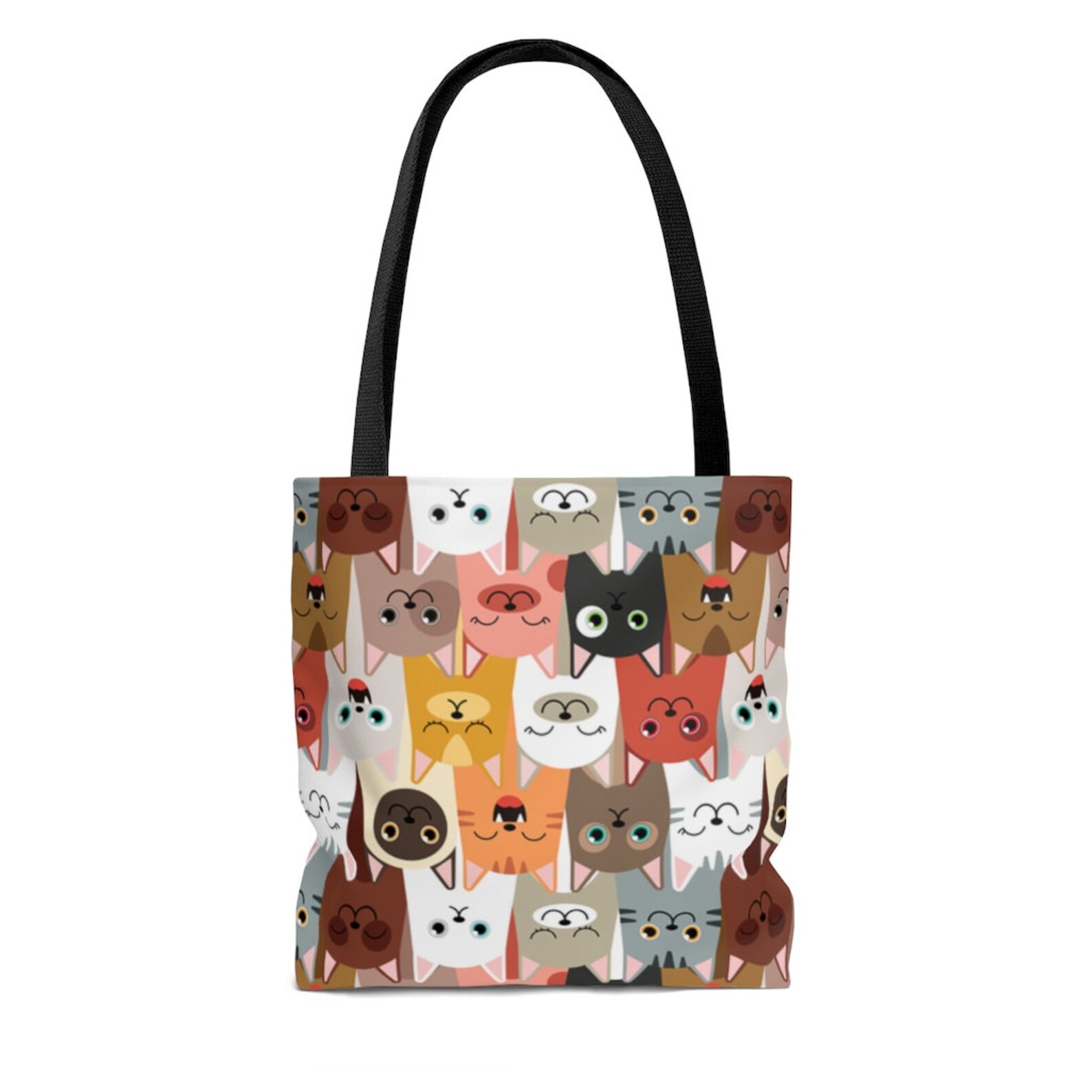 Funny Cats Tote Bag Animal Tote Bag Kitten Tote Bag - Etsy