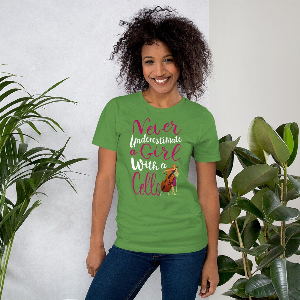 Girl With a Cello T-shirt Musician 