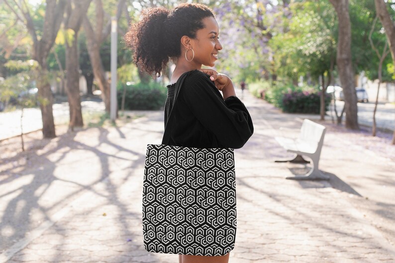 Shoulder Bag Kitten Tote Bag Elegant Geometrical Tote Bag Wedding Welcome Bags Canvas Tote Bag Shopping Bag Animal Tote Bag