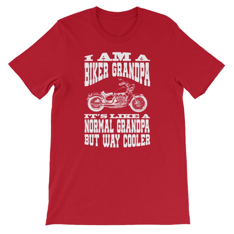 I Am A Biker Grandpa T-shirt Grandpa Biker Shirt Vintage - Etsy