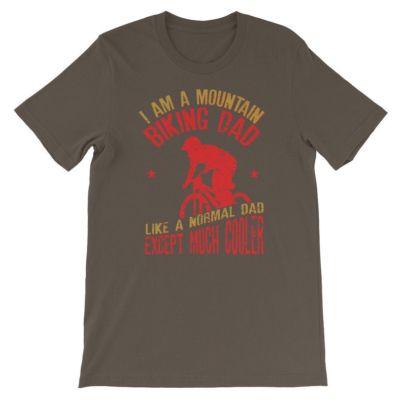 I Am A Mountain Biking Dad Shirt Mountain Bike Shirt | Etsy