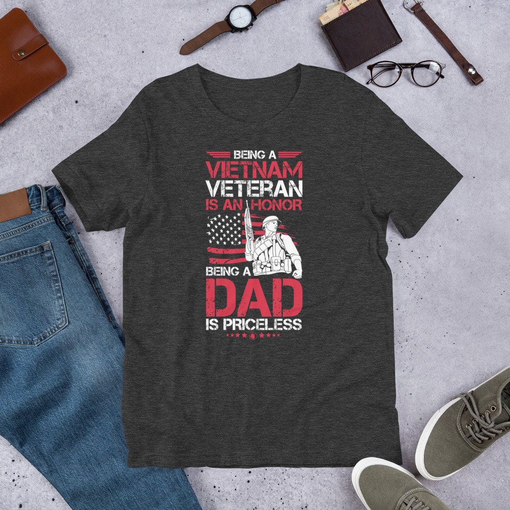 Being A Vietnam Veteran Is A Honor T-Shirt Cool Gift For Dad | Etsy