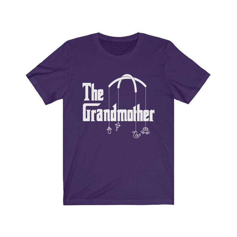 The Grandmother T-Shirt Gift for Grandmas Maternity Shirt Baby Announcement Funny Grandma Quote Grandma to Be Pregnancy T Shirt Team Purple