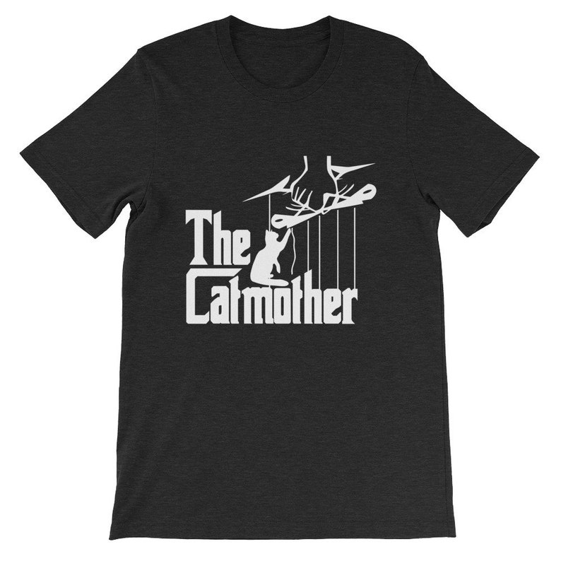The Catmother Shirt Crazy Cat Lady Funny Cat T Shirt Gift for Mom Funny Kitty Shirt Mom Gift Cute Cat Tshirt Gift for Girls Black Heather