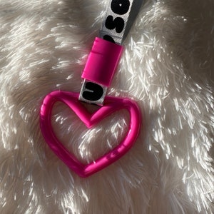 Pink Heart Tsurikawa Drift Charm JDM Wave Tuner Car Accessories