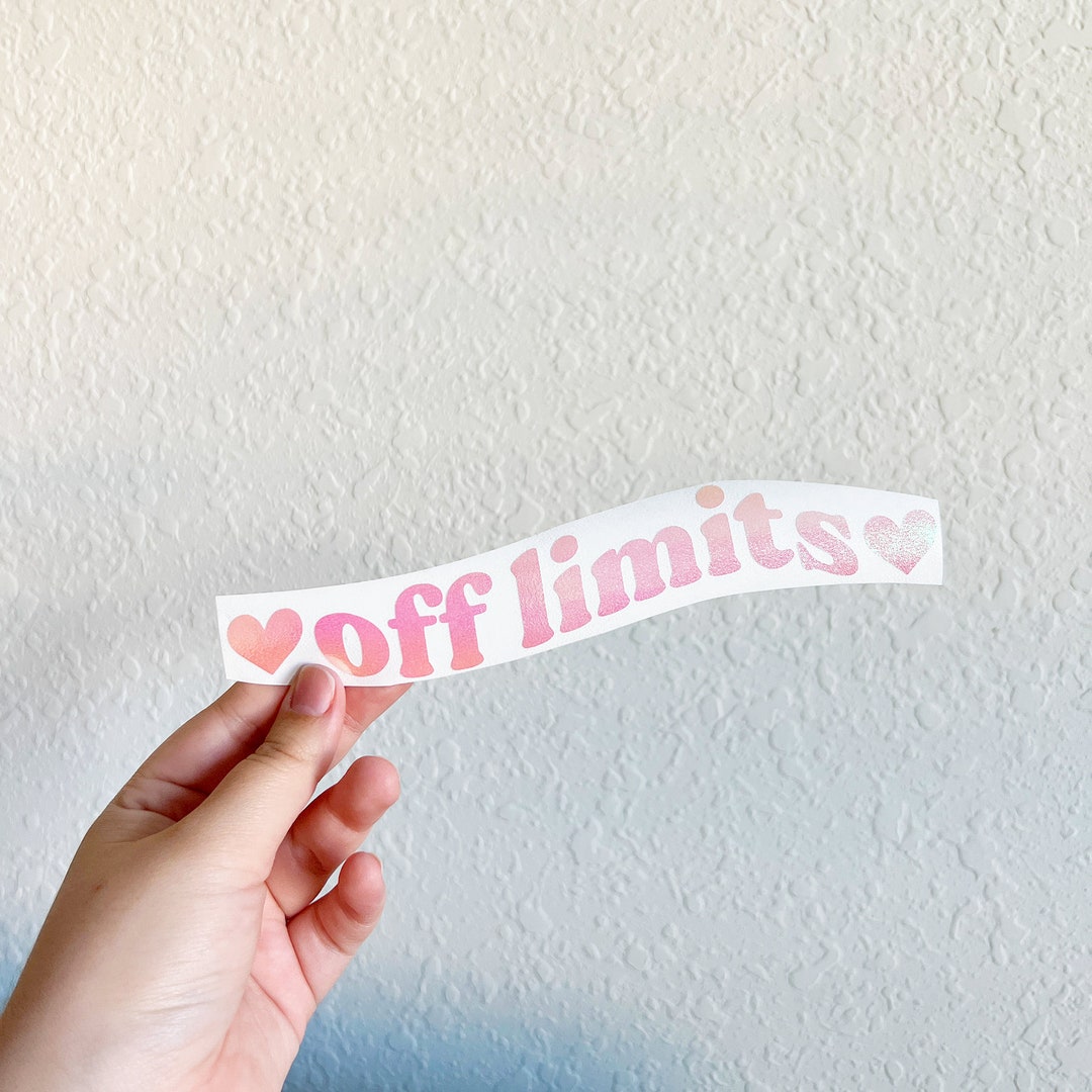 Off Limits Vinyl Decal Bumper Sticker for Car Window - Etsy