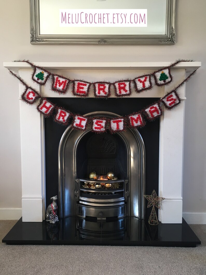 Merry christmas bunting decoration