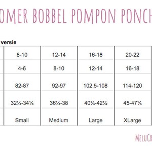 Nederlandse versie Melu Crochet Summer Bobble Pom Pom Poncho image 6