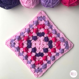Bellas Bobble Granny Square Blanket pattern by Melu Crochet image 2